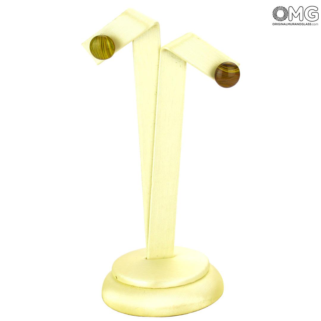 4776 ORIGINALMURANOGLASS Ожерелье с венецианскими бусинами Zattere 5 см  - Вид №1