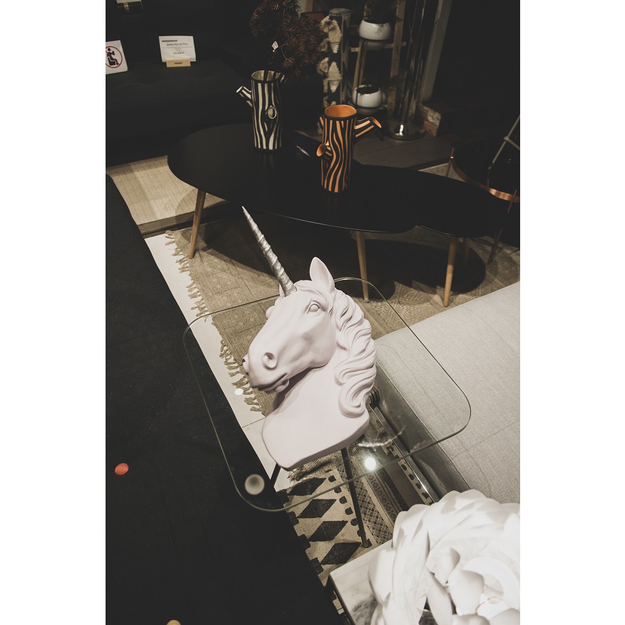 Голова декоративная «Единорог» Yagoodza, розовый/серебристый Y1010 - Вид №4