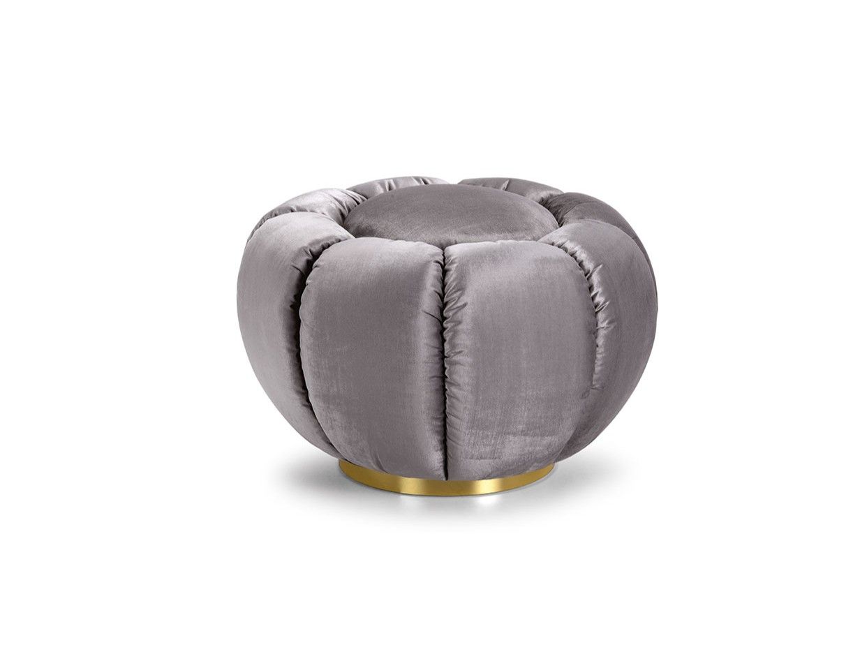 Круглый пуф из ткани Domingo Salotti Arke ARCH-00138293 - Вид №3