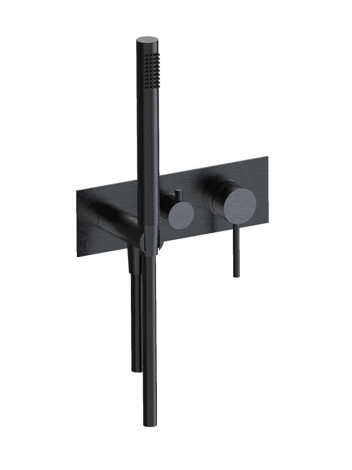 Настенный смеситель для ванны из нержавеющей стали с ручным душем Rubinetterie Frattini Pepe XL 316 ARCH-00093428 - Вид №3