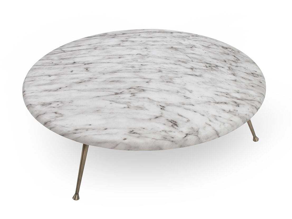 Низкий круглый журнальный столик из МДФ CREARTE COLLECTIONS Diamond Contemporain ARCH-00111510 - Вид №2