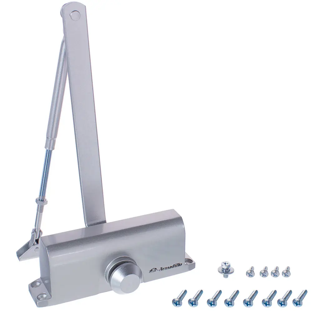 Доводчик морозостойкий LY5, до 120 кг, цвет алюминий ARMADILLO STLM-2157427 - Вид №1