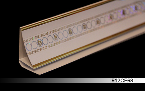 Потолочный плинтус Иероглиф 912CF68 софитто 60мм DEKOR PANEL DP292