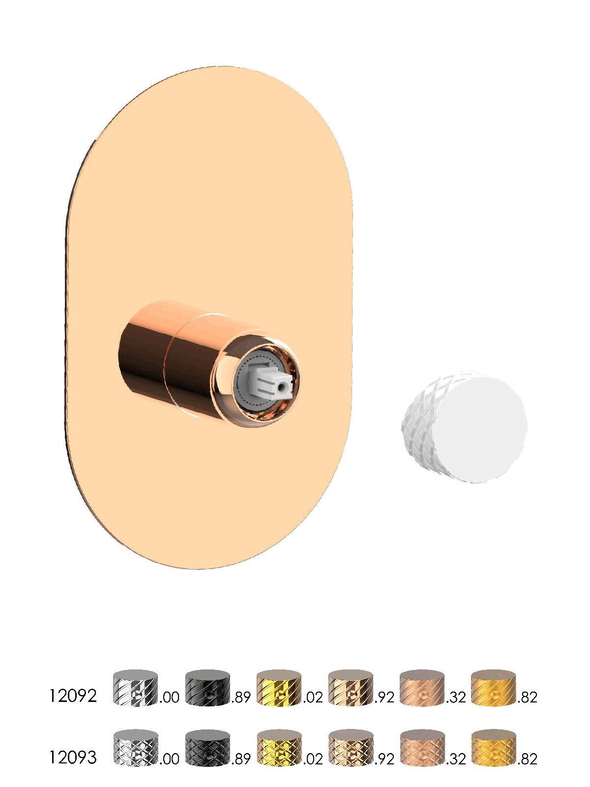 Встраиваемый однорычажный смеситель для душа Rubinetterie Frattini Pepe XLS ARCH-00009760 - Вид №7