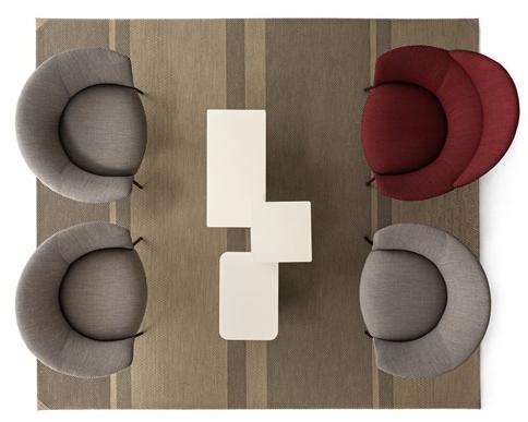 La Cividina Кресло из ткани с обитым основанием Swale sun-id-1369398 - Вид №4