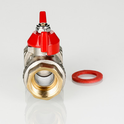 VT.241.N.0405 Кран шаровой с накидной гайкой Valtec 1/2" x 3/4"  - Вид №6