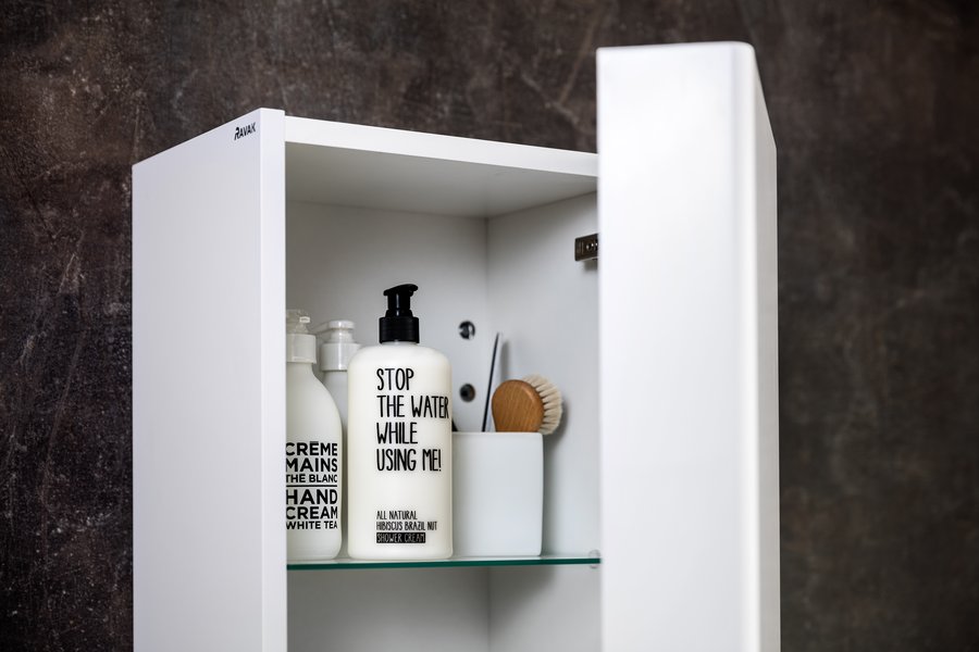 Шкаф боковой SB 300 R Ring белый Ravak X000000773 - Вид №9