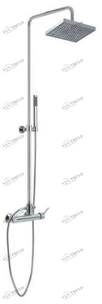 Gruppo Geromin Душевая стойка с ручным душем с верхним душем Flow 4cda3n0