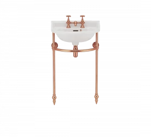 Gentry Home Таз большой белый Victorian Медь GH100580