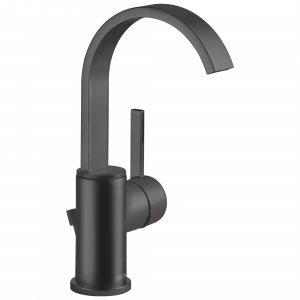 15630LF-BL Смеситель для ванной с одной ручкой Delta Faucet Mandolin Матовый черный