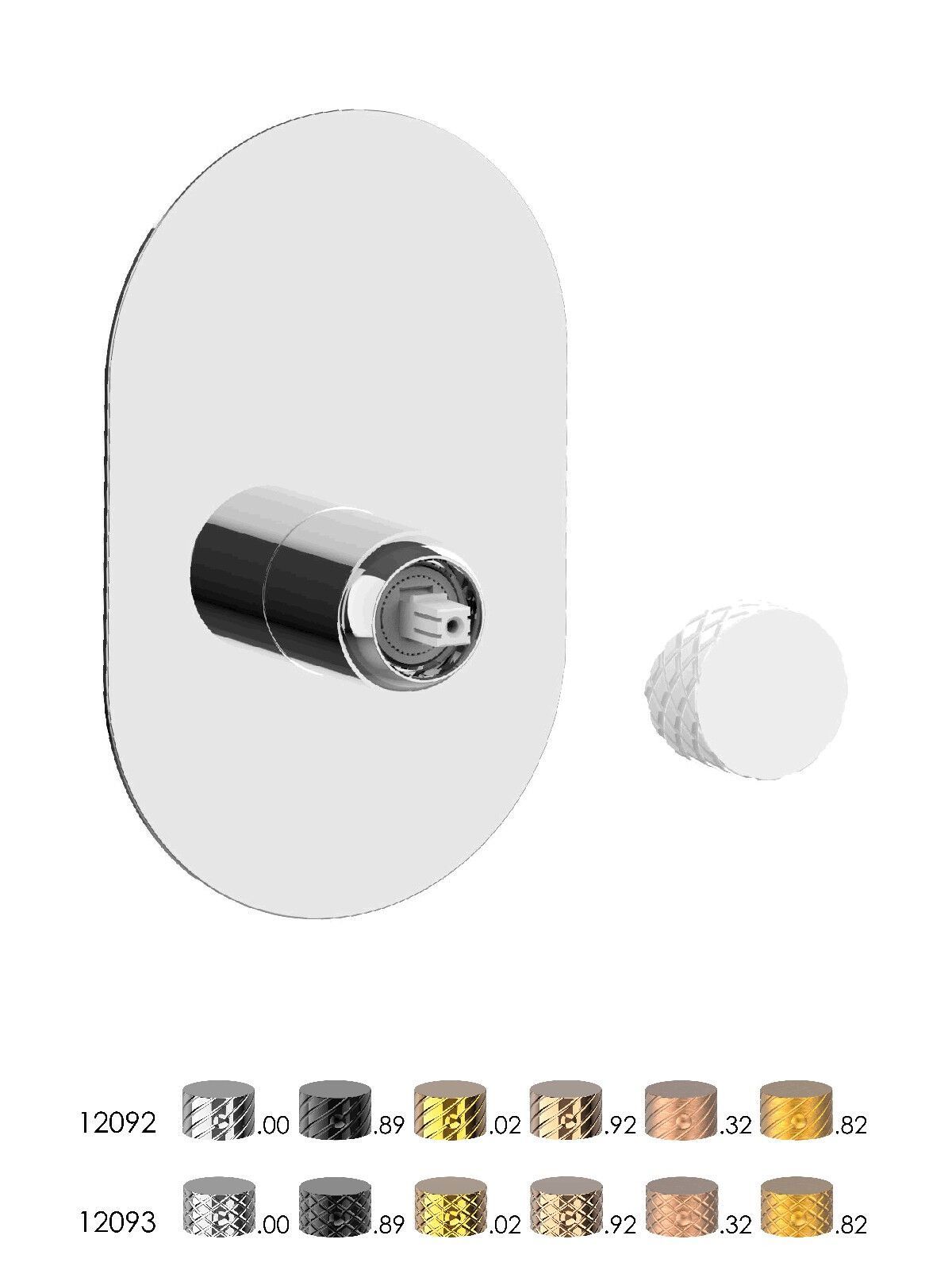 Встраиваемый однорычажный смеситель для душа Rubinetterie Frattini Pepe XLS ARCH-00009760 - Вид №3