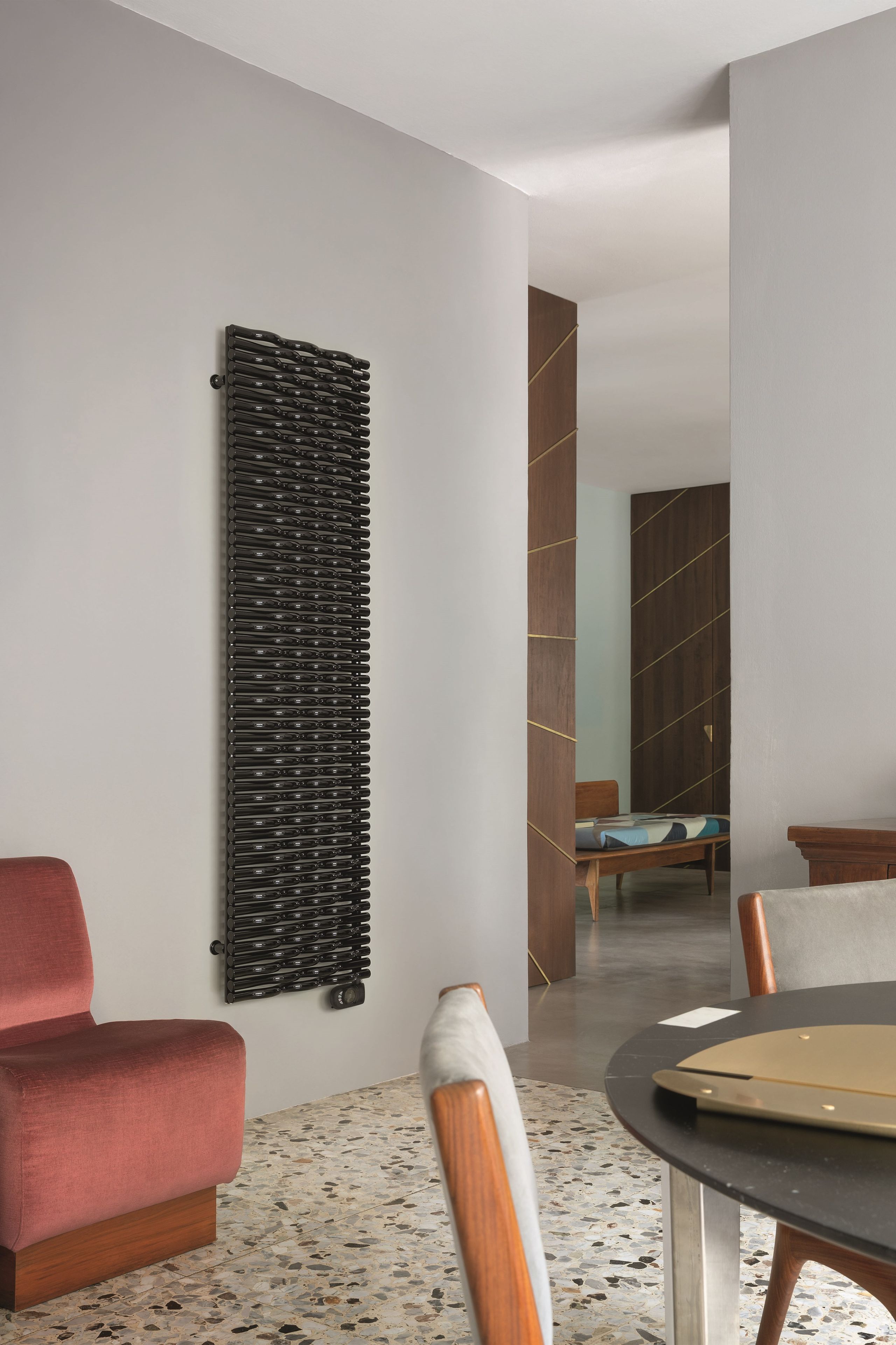 Настенный стальной вертикальный полотенцесушитель Tubes Elements ARCH-00067941 - Вид №4