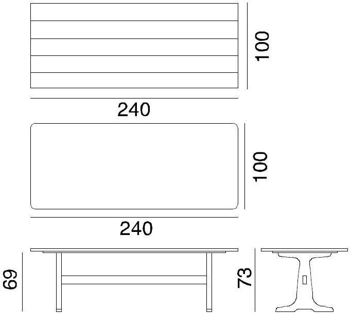 Gervasoni Прямоугольный стол Brick sun-id-1473886 - Вид №7