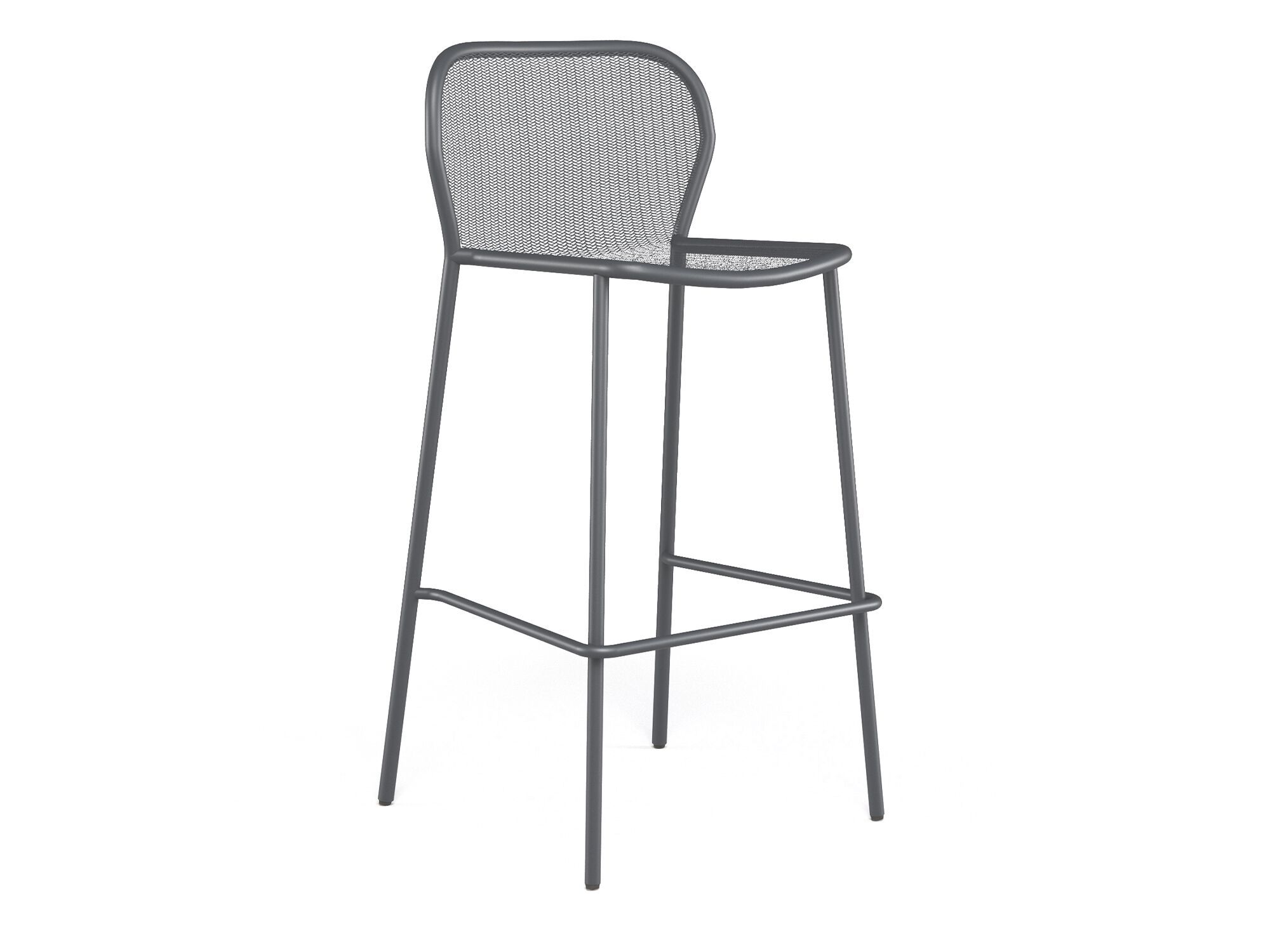 Стальной штабелируемый высокий садовый стул emu Darwin ARCH-00093011