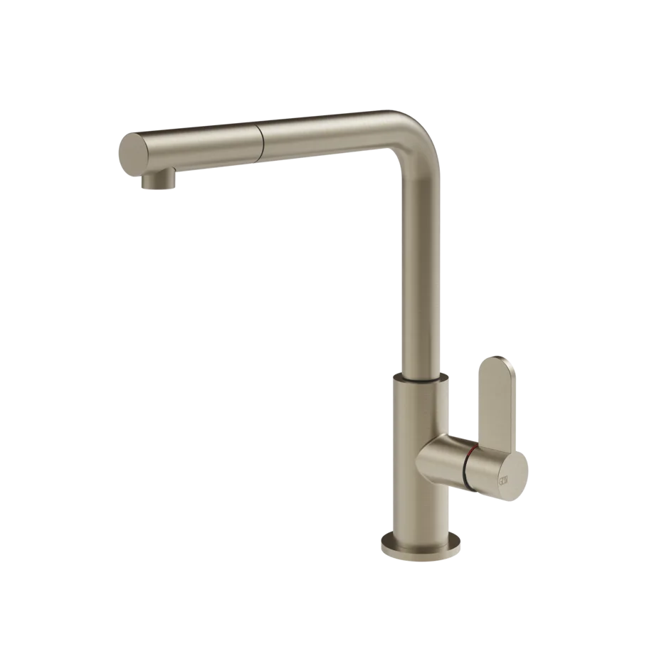 Смеситель для раковины 50103 149 Gessi Helium МАТОВЫЙ НИКЕЛЬ FINOX 50103149