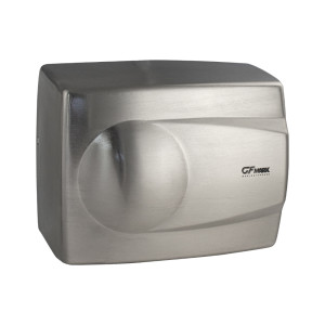 GFmark - Сушилка для рук, скоростная, антивандальная, корпус из нержавеющей стали, МАТОВАЯ, 1500W, код: 6910