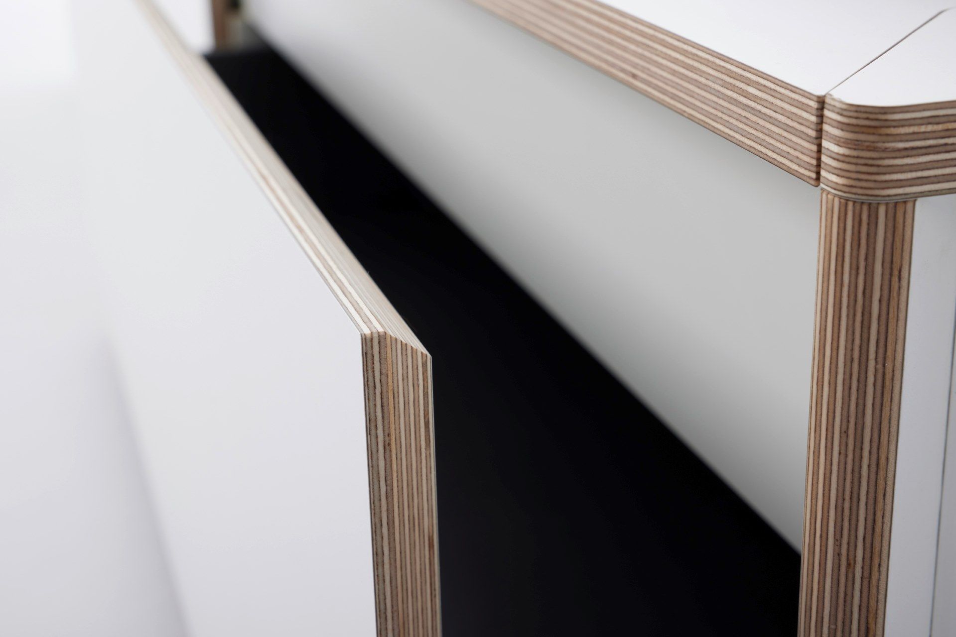 Односпальная кровать для хранения в фанере Müller Small Living SPAZE ARCH-00083318 - Вид №49