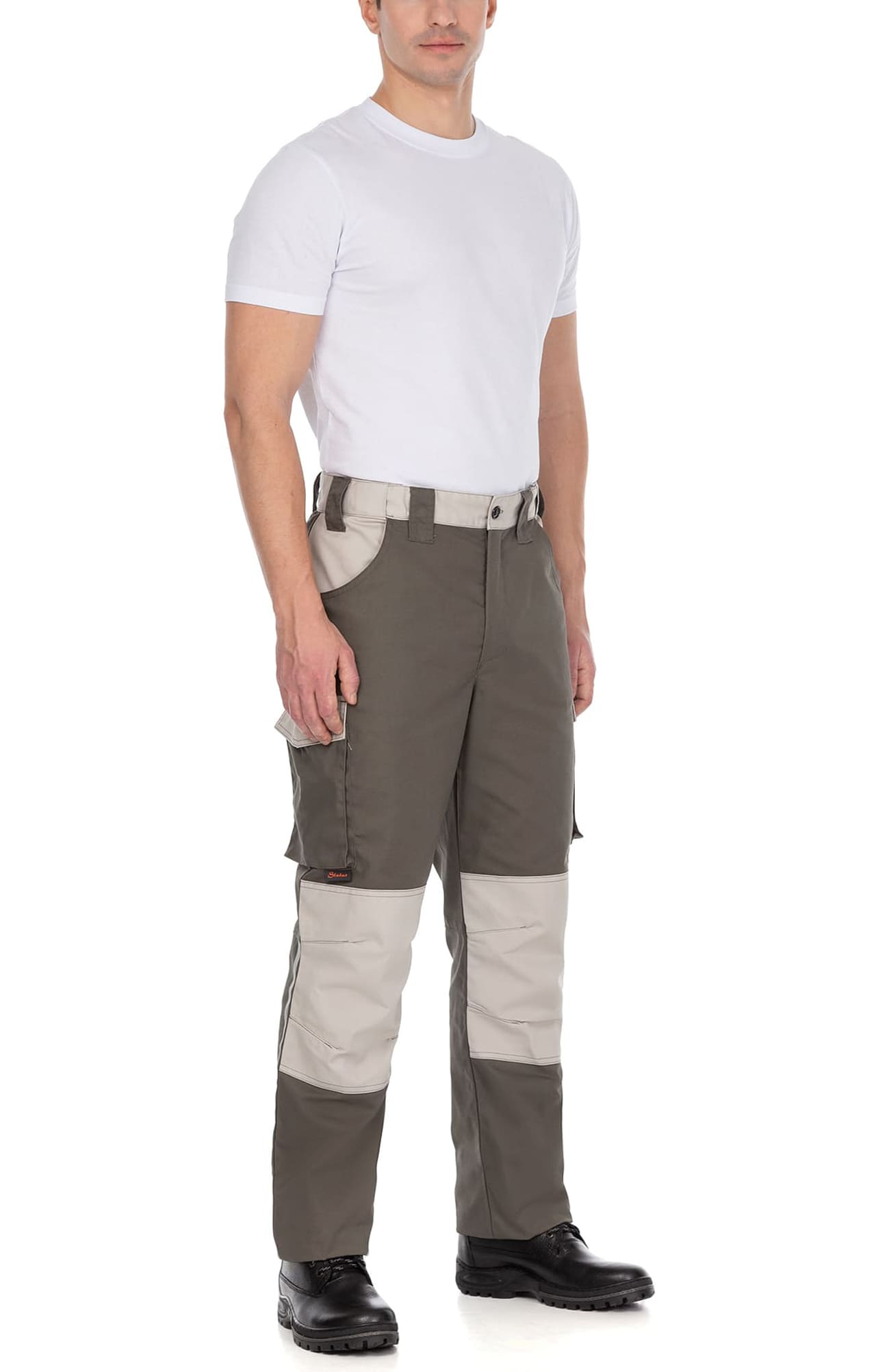 4957108 Костюм  NEW серый хаки с серым песком STATUS  Летняя спецодежда  размер 64-66/182-188  - Вид №13