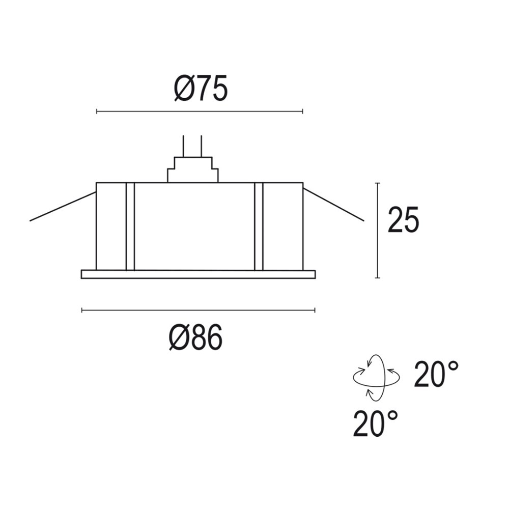 Radius 1R Ghidini Radius .01 Белый (Матовый) - Вид №2
