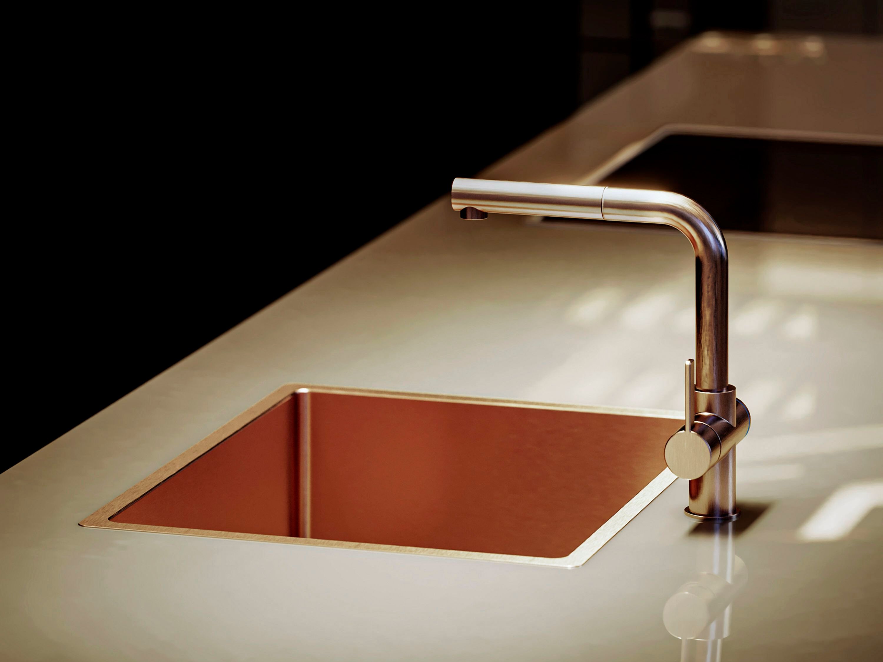 Однорычажный смеситель для кухни с выдвижным ручным душем GUGLIELMI RUBINETTERIE Smartap ARCH-00055609 - Вид №6