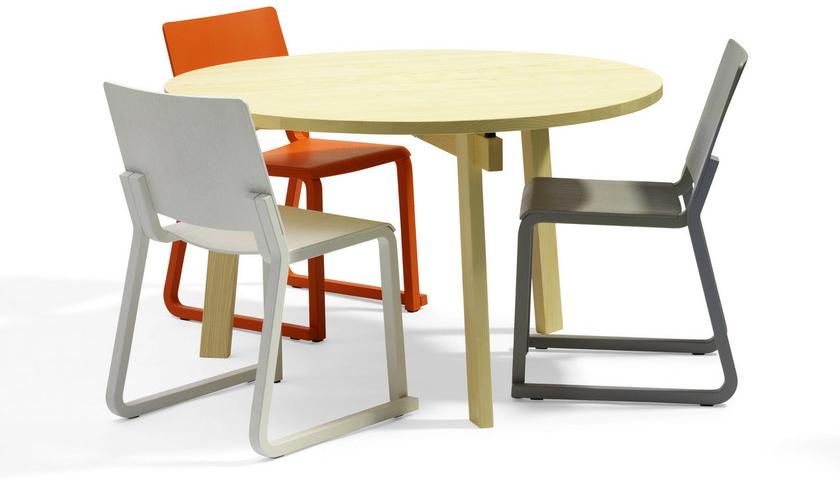 Blå Station Круглый стол из массива дерева  L904 Bla Station  - Вид №3