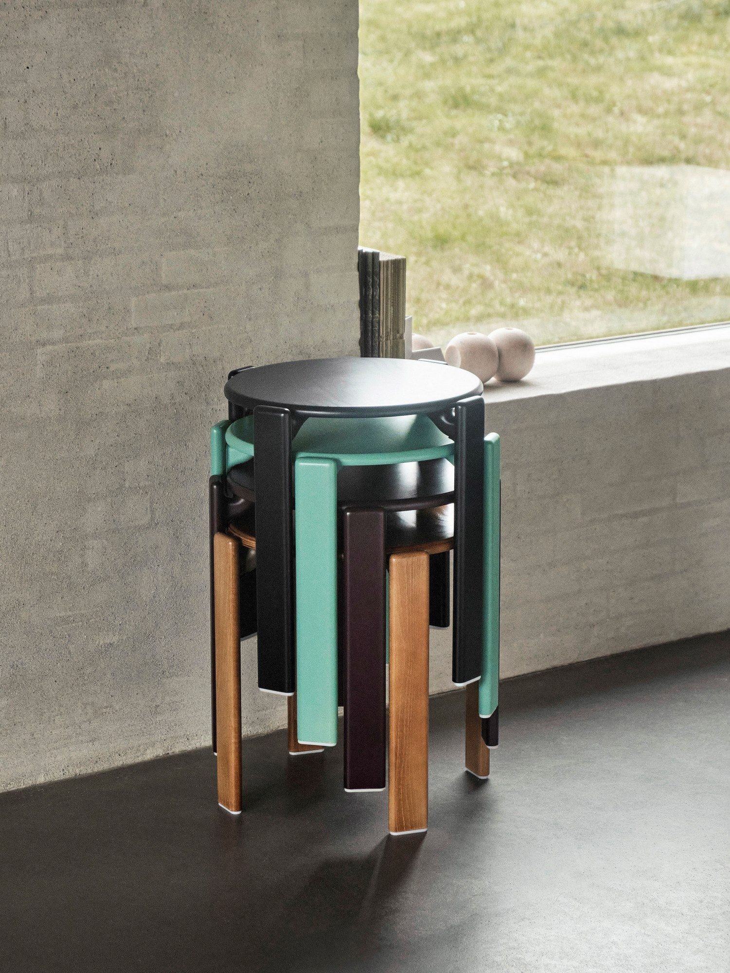 Низкий стул из бука Hay Рей ARCH-00064341 - Вид №11