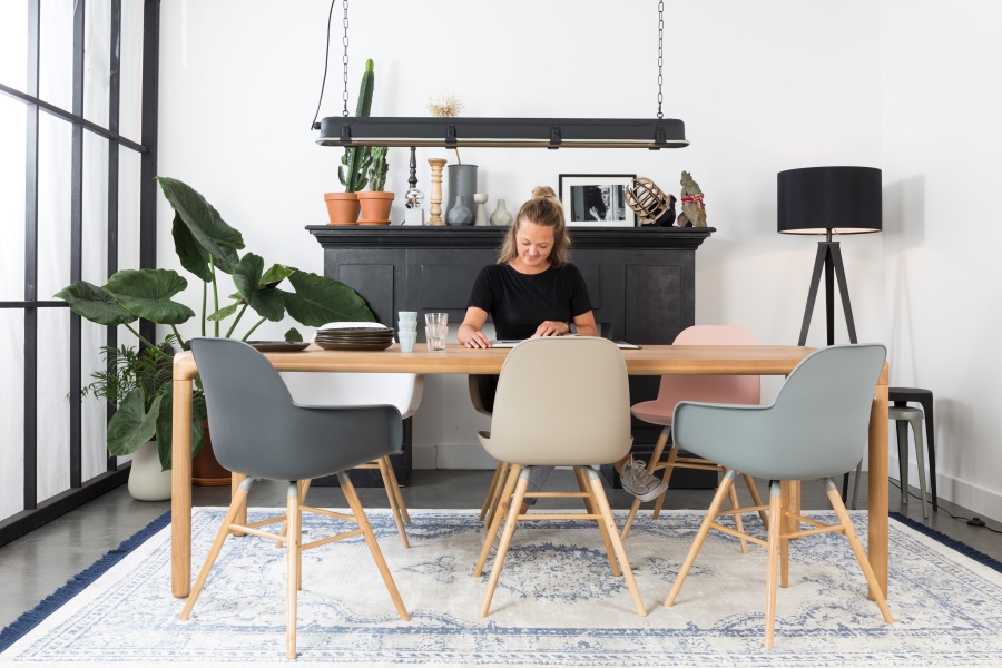 Кресло Albert Kuip серое Zuiver 1200132 - Вид №6