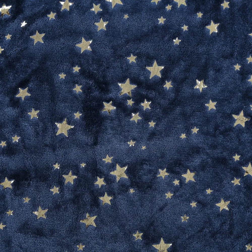 Плед Stars 150x200 см велсофт цвет темно-синий 84547858 STLM-2199253 Santreyd Новый Год - Вид №1