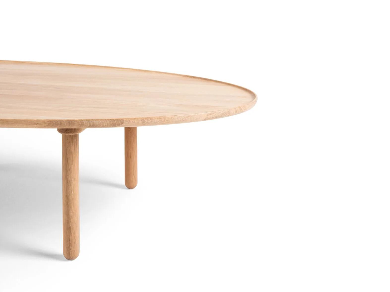Овальный журнальный столик из дуба Gazzda Mu ARCH-00151248 - Вид №1