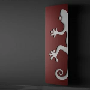 Hotech Дизайн-радиатор Prestige Collection Geco Double цвет белый/красный