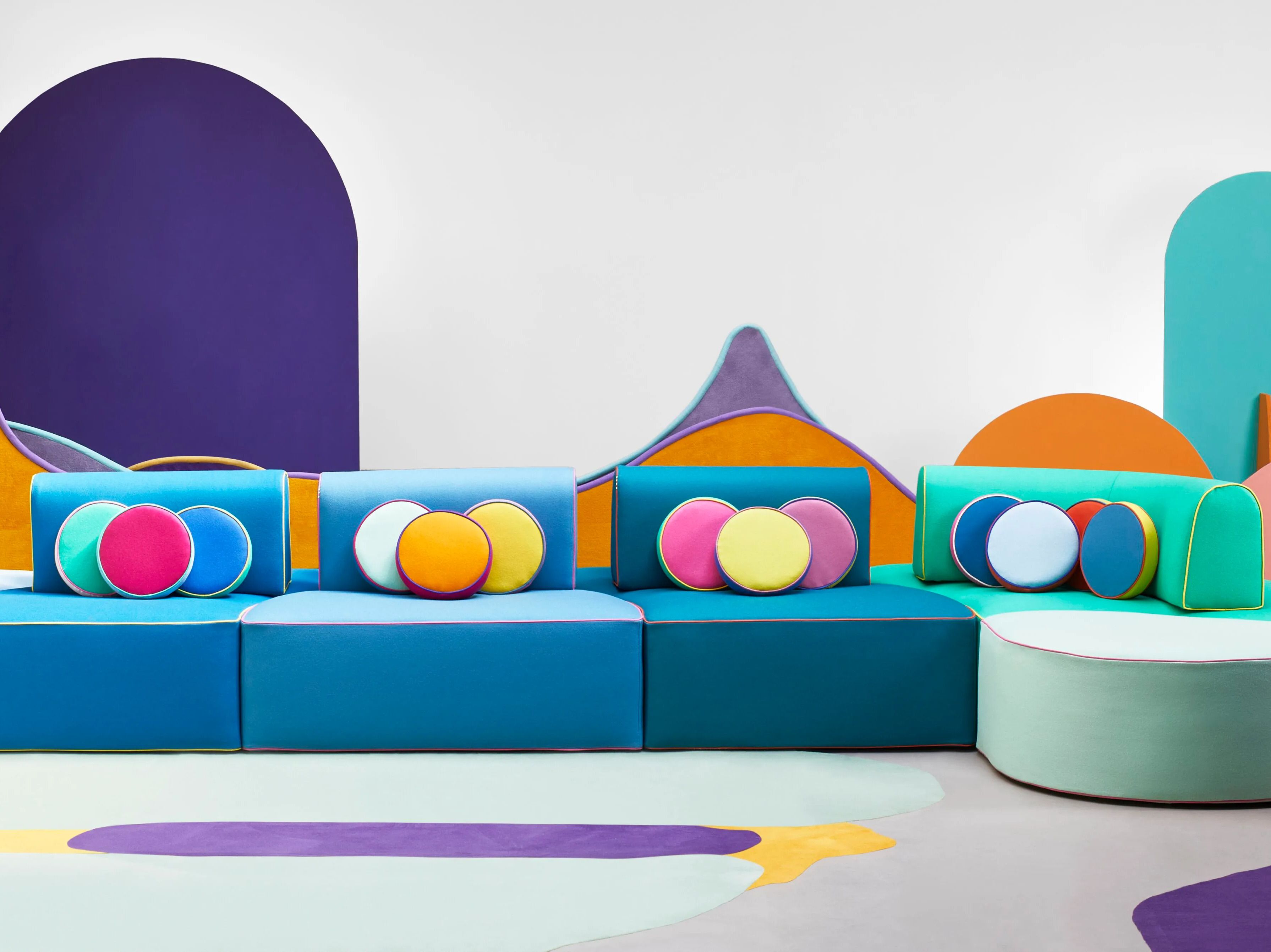 Ткань диван Paolo Nesi SNAKED ARCH-00069162 - Вид №4