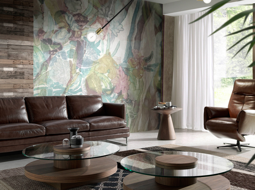 068791 Угловой столик из орехового шпона Angel Cerda ET652  - Вид №4