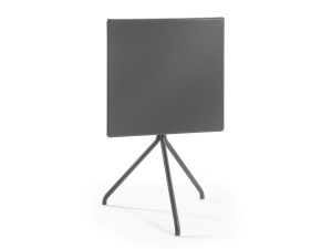 Квадратный стол с металлическим откидным верхом