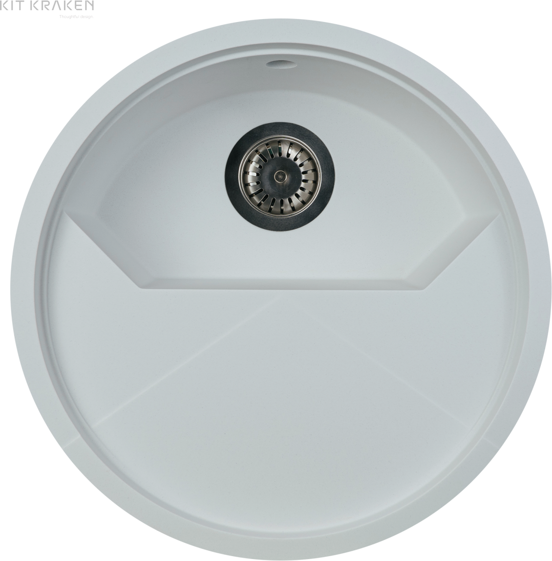 Кухонная мойка Kit Kraken Stream White
