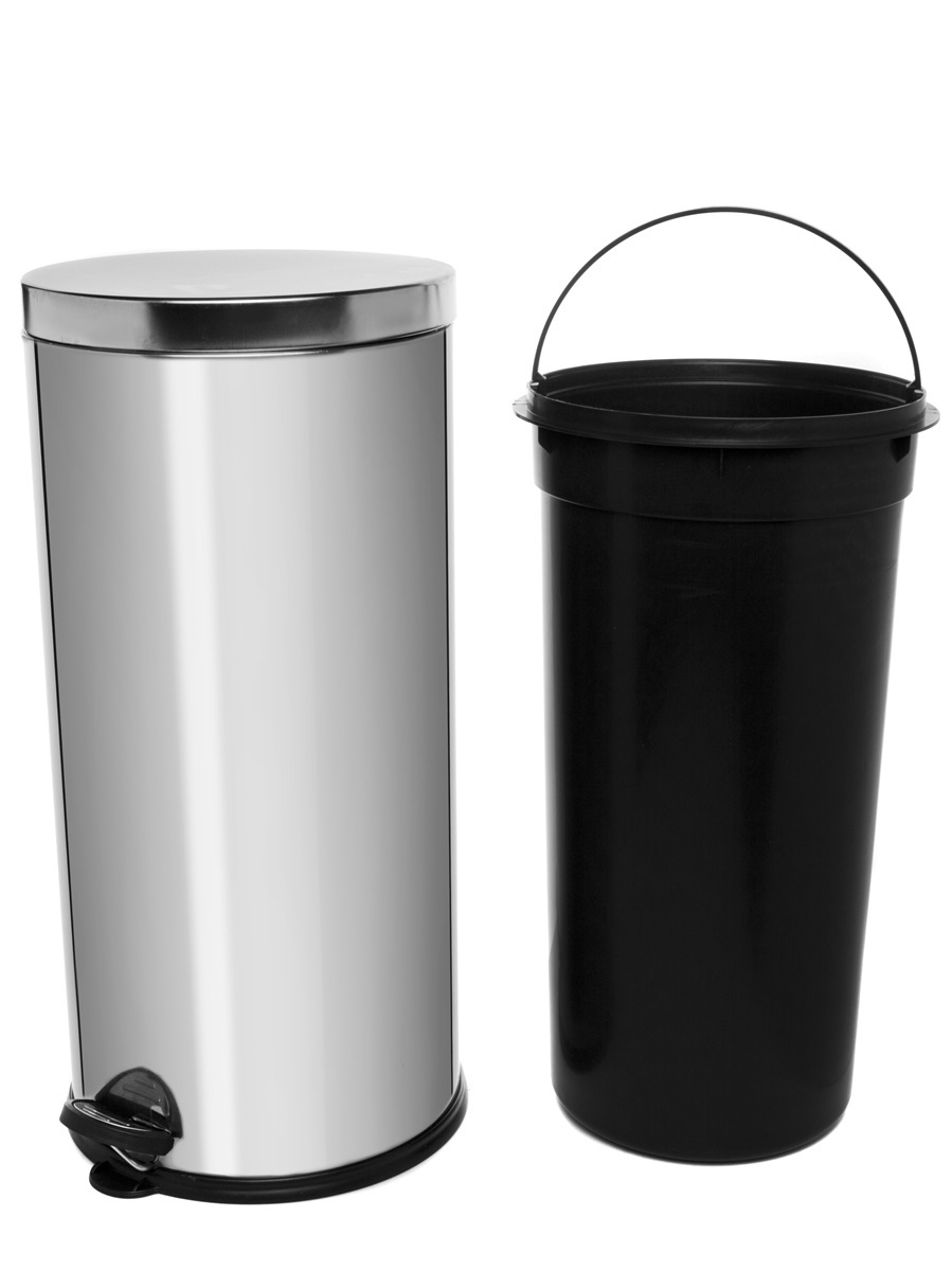 Вёдра с педалью и крышкой Cassiopea 30L Chrome NAVAKO 11508 - Вид №2