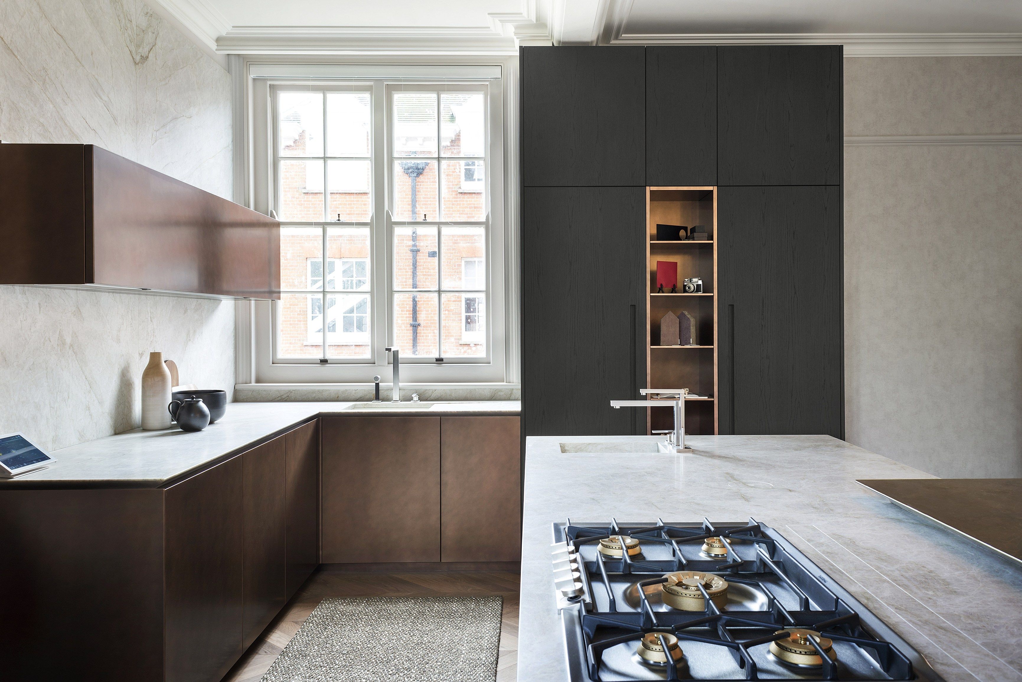 Кухня на заказ с островом без ручек TM Italia Cucine T30 / D90 ARCH-00118530 - Вид №2