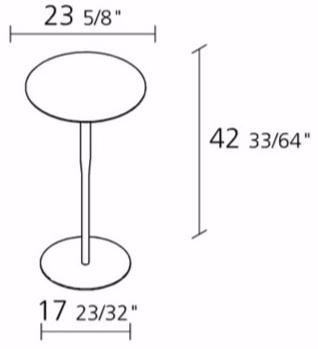 Alias Круглый высокий стол Atlas sun-id-1361861 - Вид №2