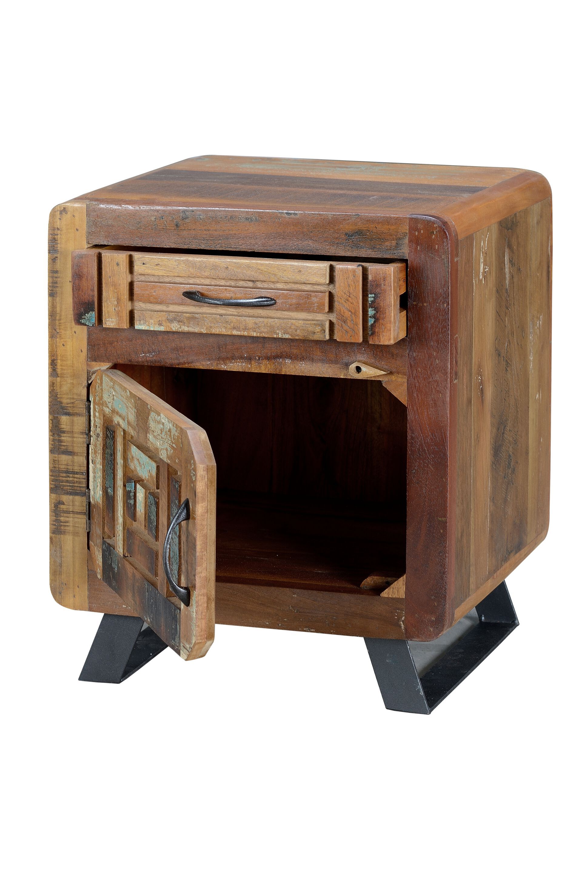 Деревянная прямоугольная тумбочка с ящиками Giner y Colomer Хайдарабад ARCH-00058200 - Вид №2