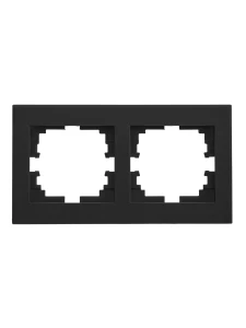 RAIN Рамка двойная горизонтальная черный