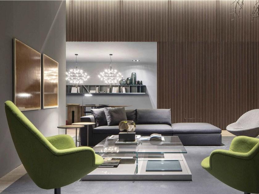 Meridiani Вращающееся кресло из ткани с 4 спицами Jo & jill sun-id-1385572 - Вид №4