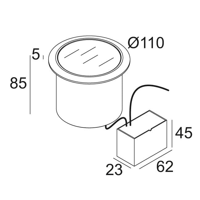 Алюминиевая светодиодная напольная дорожка Deltalight Logic ARCH-00094942 - Вид №22