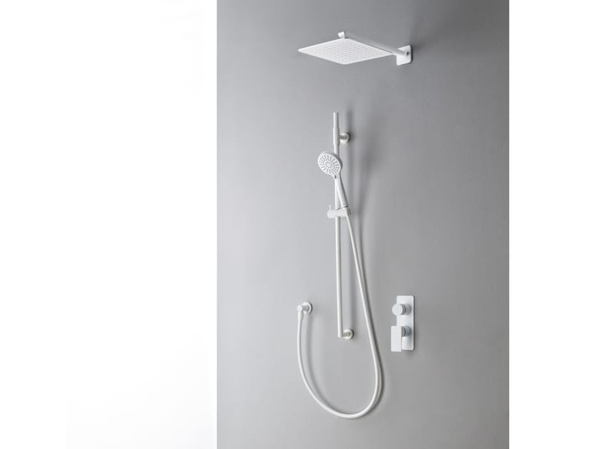 Набор для душа с одной ручкой из латуни с ручным душем Rubinetterie Treemme Hask ARCH-00064983