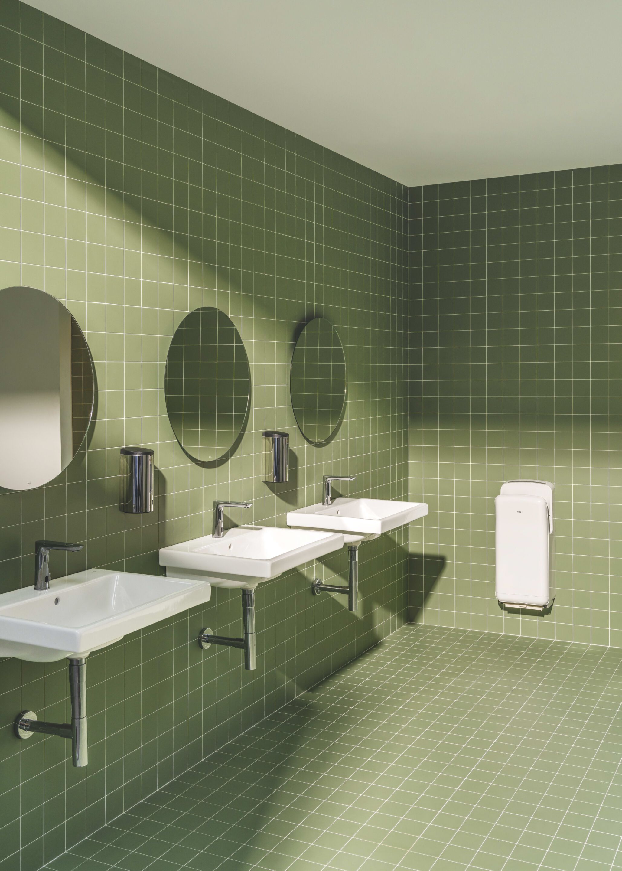 Настенный инфракрасный дозатор мыла из нержавеющей стали Roca Public ARCH-00020860 - Вид №1