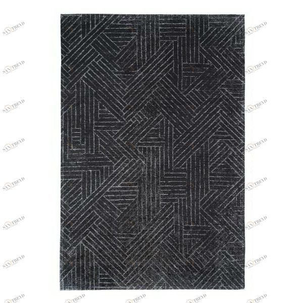 Ковер Faro, 160х230 см, черный Carpet Decor C1170