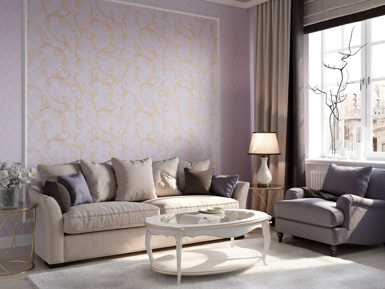 Рулон обоев основа Флизелиновая HC71445-56 Home Color Мин. заказ 8 рулонов HC7144556 - Вид №6