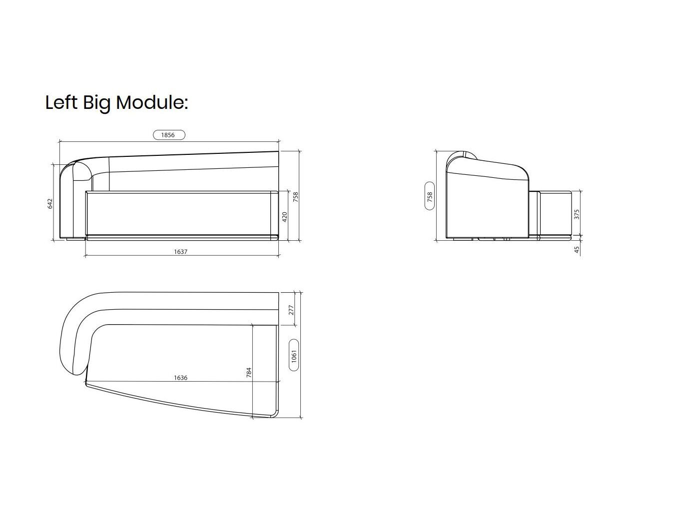 Ткань диван Laskasas Essence ARCH-00073048 - Вид №5