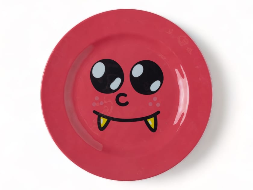 Меламиновая круглая сервировочная тарелка Seletti монстры ARCH-00029969
