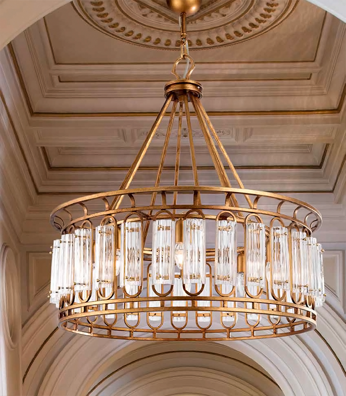 Люстра  STILLUX 20618/SG 