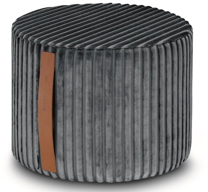 MissoniHome Пуф-цилиндр из вискозного бархата Alps sun-id-1477884 - Вид №1