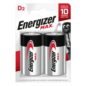 Батарейка алкалиновая Energizer Base D/LR20, 2 шт.